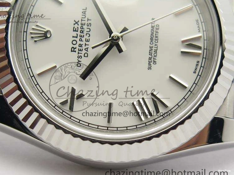 MiroTime 0308 DateJust 228238 SS Noob 1:1 Best Edition White Roman Dial On Jubilee Bracelet A Unisex 3508